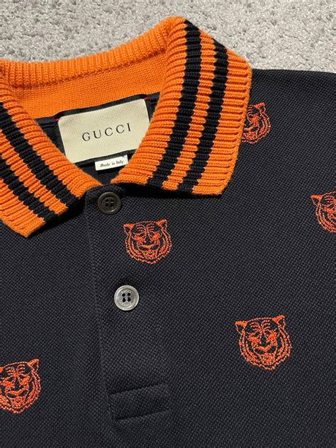 gucci polo pocket tiger